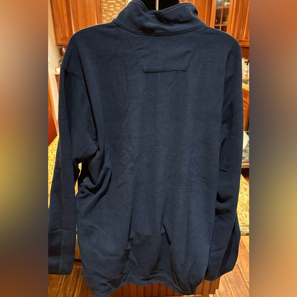 Antigua NWT men’s Fosters’ lager quarter zip pullover. Dark blue with logo. 2XL‎ - Picture 8 of 8